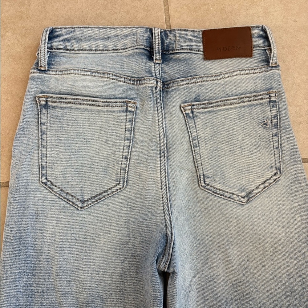 Hidden Light Blue Women's Jeans-Size 27 - Picture 7 of 8